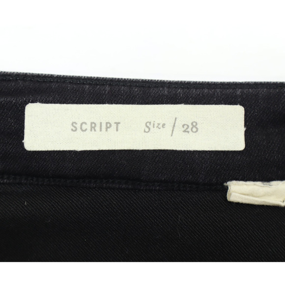 Anthropologie Pilcro Letter Press Black Embellished Jewels Jeans Sz 28 - Picture 11 of 12